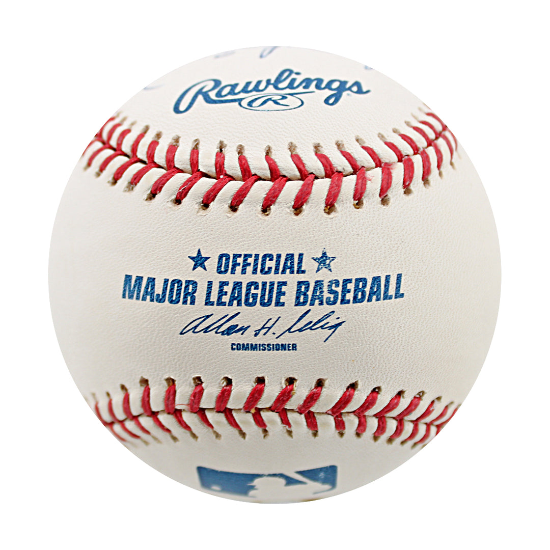 Miguel Cairo Rays Yankees Autographed OMLB JSA COA