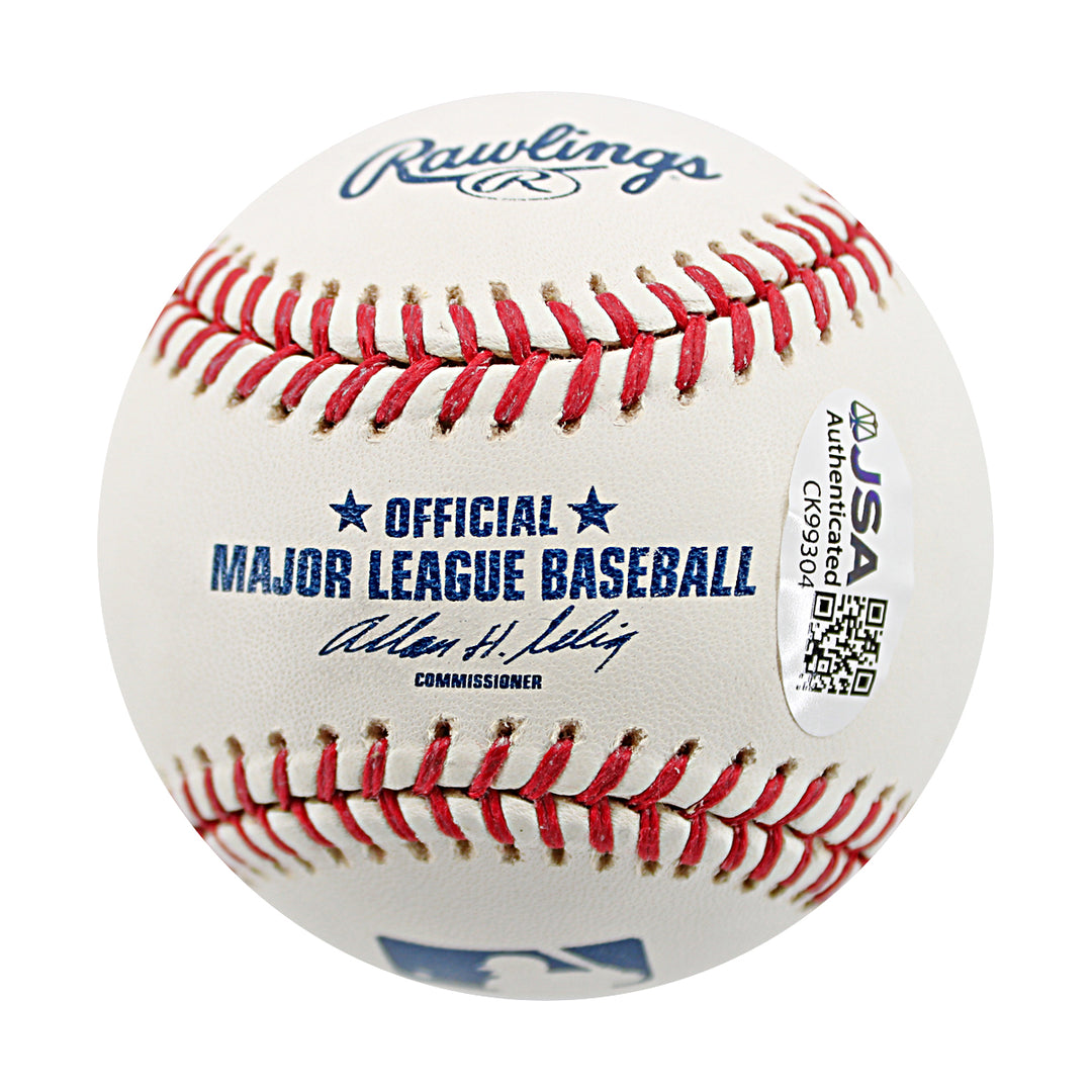 Shelley Duncan New York Yankees Autographed OMLB Baseball JSA COA