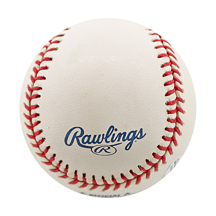 Bubba Crosby New York Yankees Autographed OMLB Baseball JSA COA