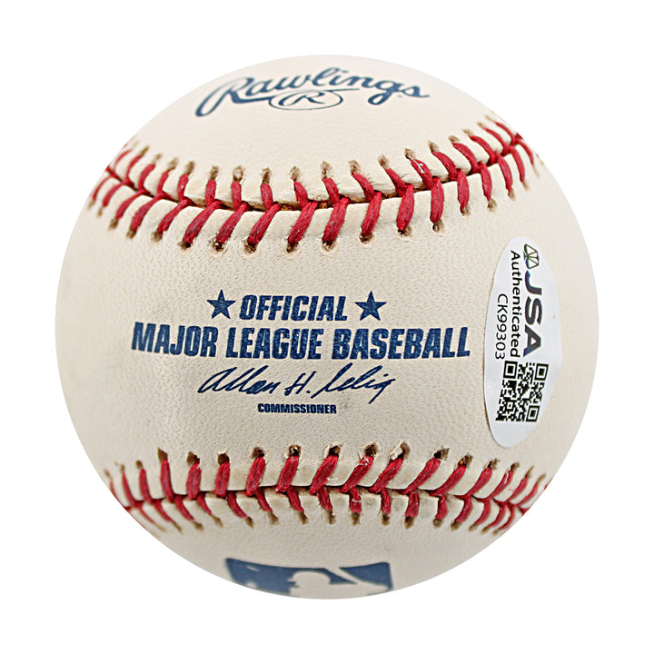 Bubba Crosby New York Yankees Autographed OMLB Baseball JSA COA