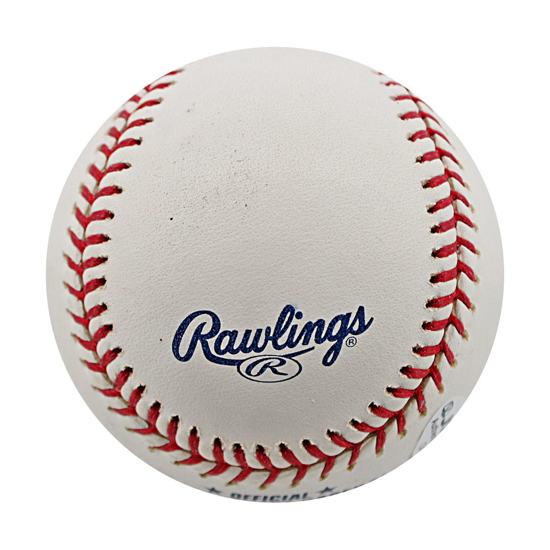 Bobby Abreu Yankees Angels Autographed OMLB Baseball JSA COA-2