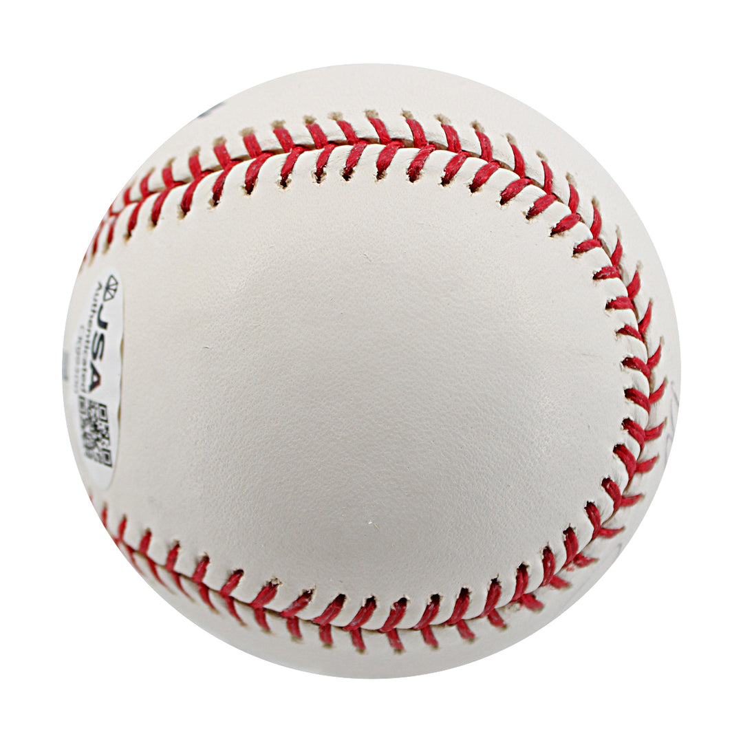 Bobby Abreu Yankees Angels Autographed OMLB Baseball JSA COA-2