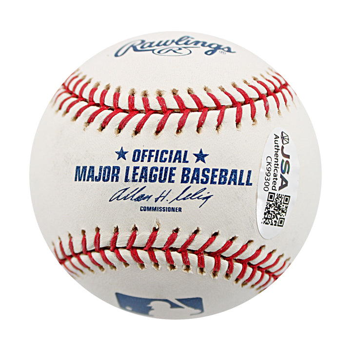Bobby Abreu Yankees Angels Autographed OMLB Baseball JSA COA-2