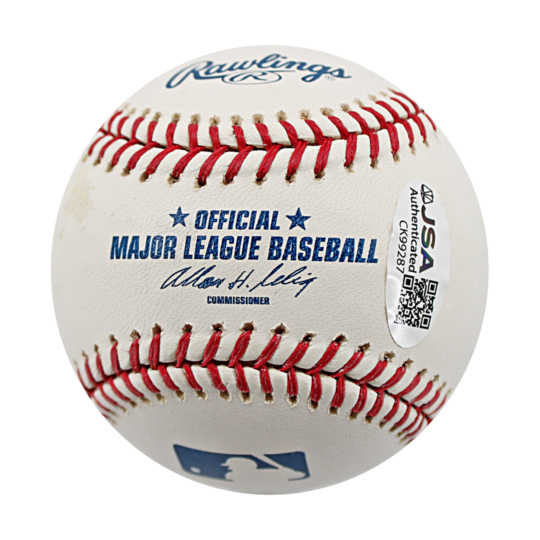 Joba Chamberlain New York Yankees Autographed OMLB Baseball JSA COA