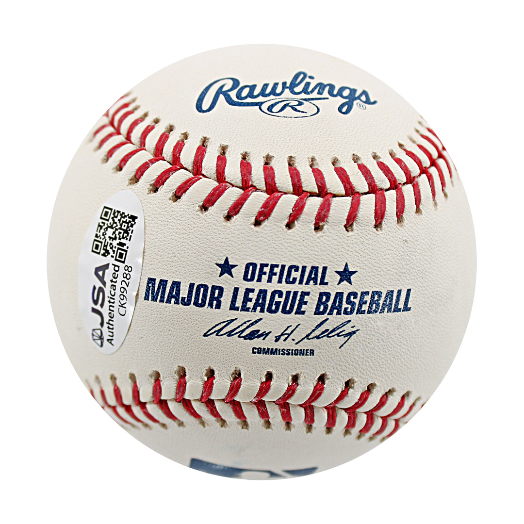 Joba Chamberlain New York Yankees Autographed OMLB Baseball JSA COA