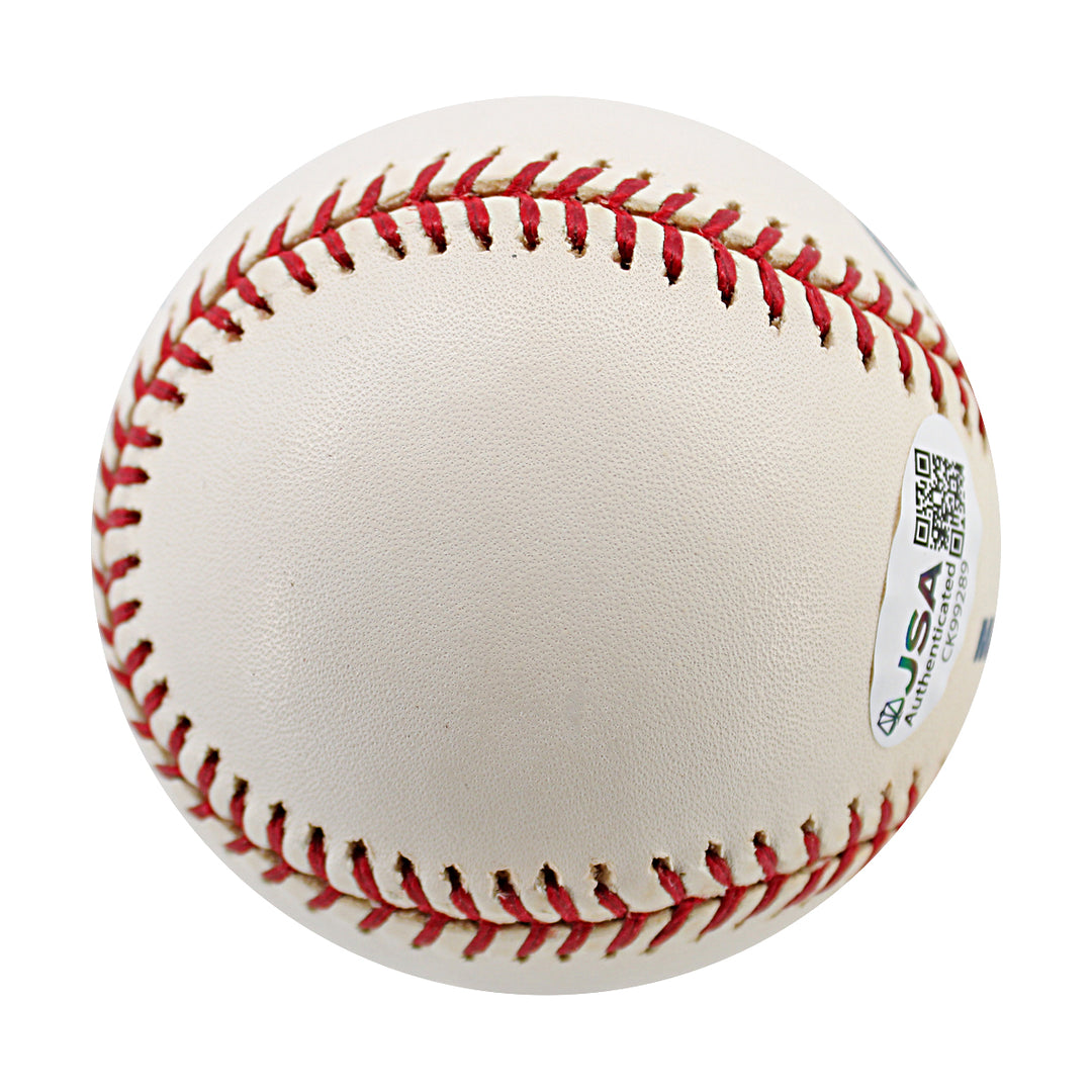 Shane Spencer New York Yankees Autographed OMLB Baseball JSA COA