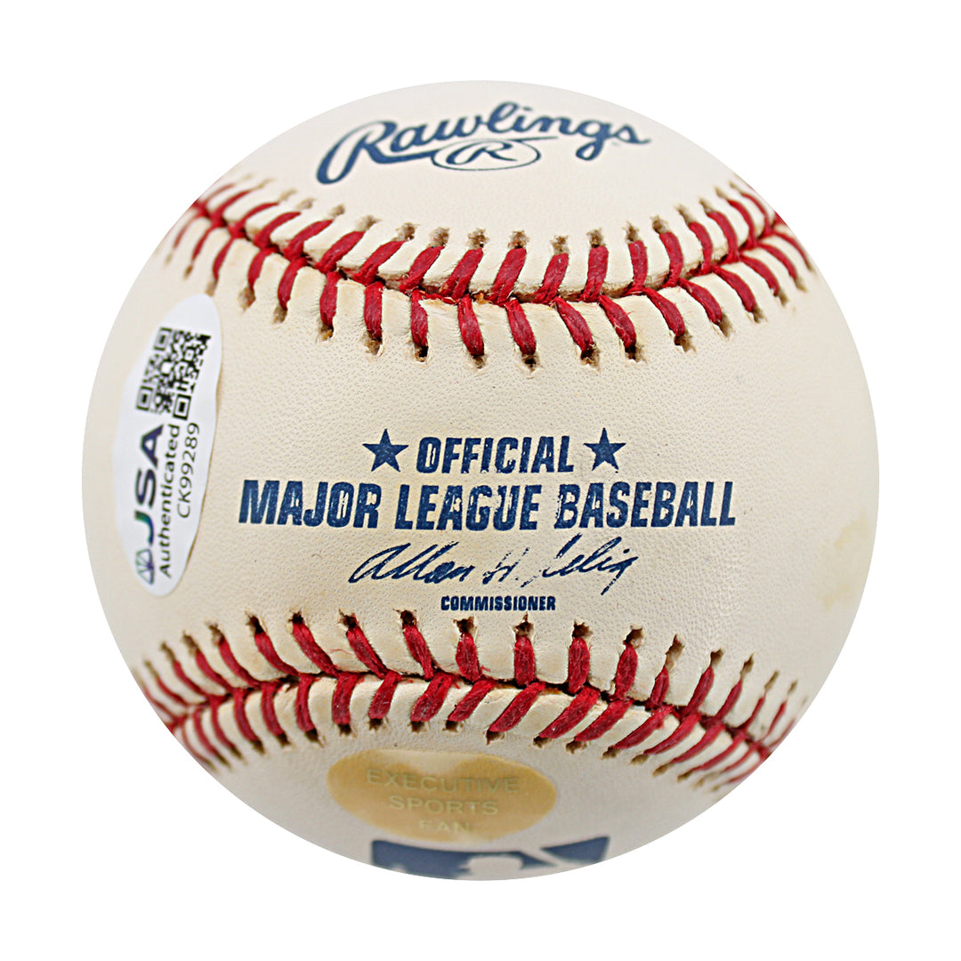 Shane Spencer New York Yankees Autographed OMLB Baseball JSA COA