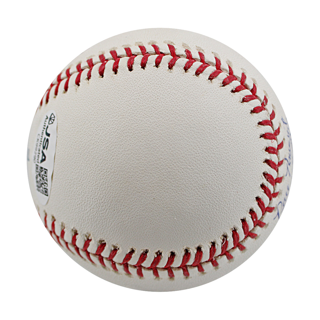 Luis Sojo New York Yankees Autographed OMLB Baseball JSA COA