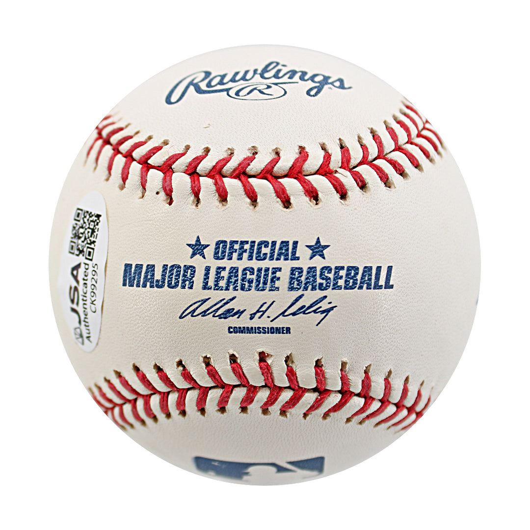 Kevin Youkilis Boston Red Sox Autographed OMLB Baseball JSA COA