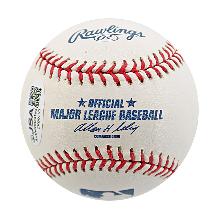 Kevin Youkilis Boston Red Sox Autographed OMLB Baseball JSA COA