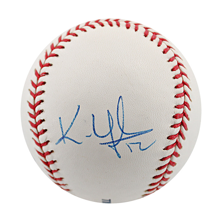 Kevin Youkilis Boston Red Sox Autographed OMLB Baseball JSA COA
