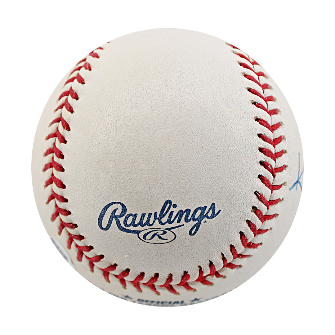 Kevin Youkilis Boston Red Sox Autographed OMLB Baseball JSA COA