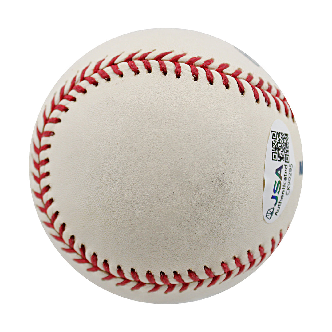 Kevin Youkilis Boston Red Sox Autographed OMLB Baseball JSA COA