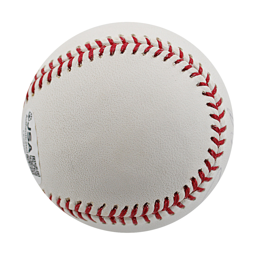 Bobby Abreu Yankees Angels Autographed OMLB Baseball JSA COA-3