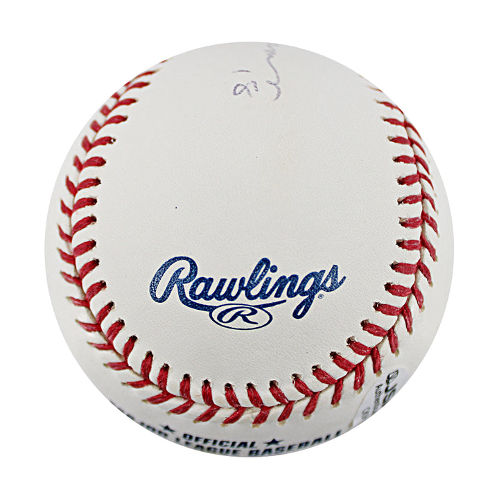 Johnny Damon Yankees Red Sox Autographed OMLB Baseball JSA COA