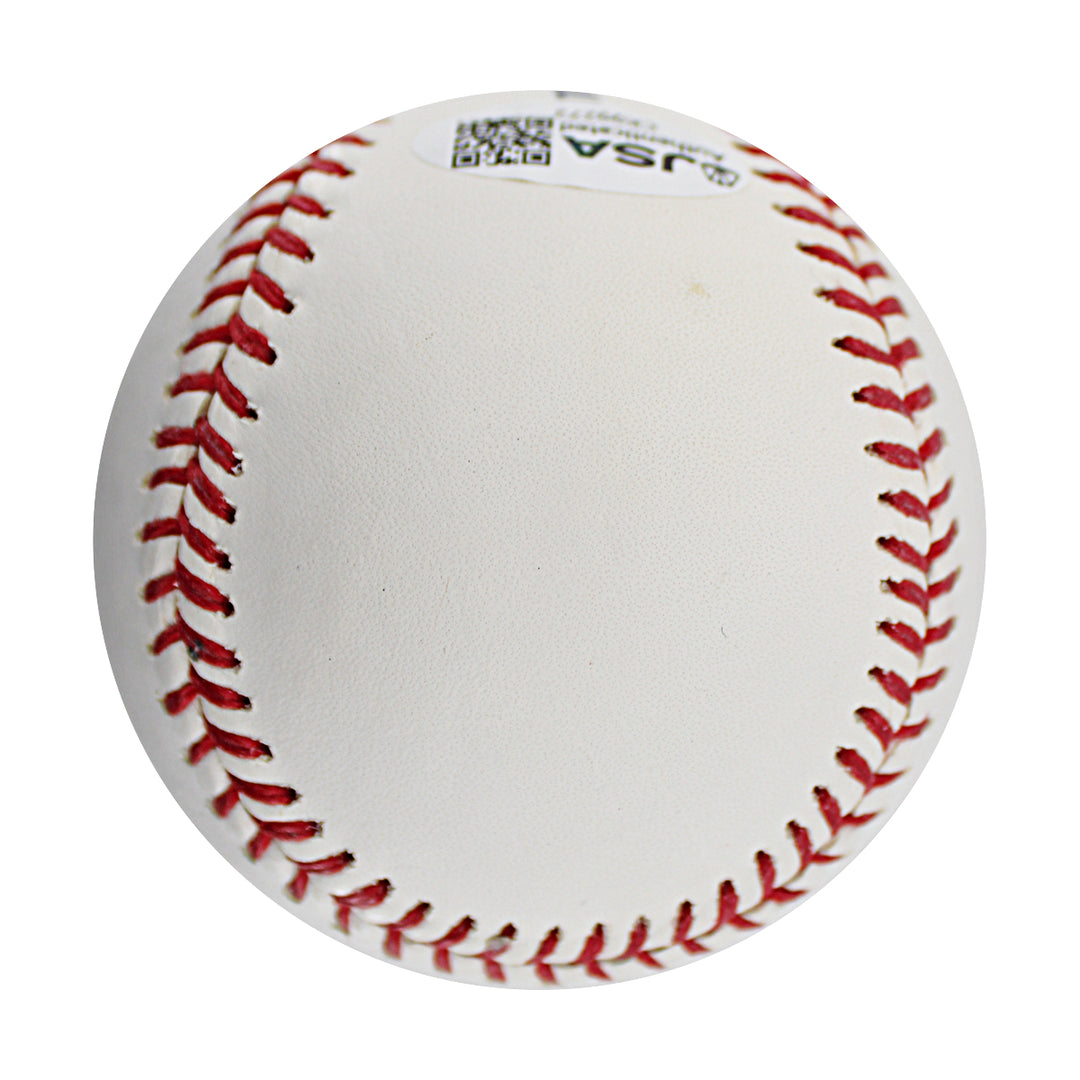Johnny Damon Yankees Red Sox Autographed OMLB Baseball JSA COA