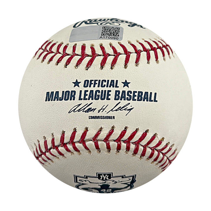 Mariano Rivera New York Yankees Autographed 602 Save Logo Baseball CX Auth