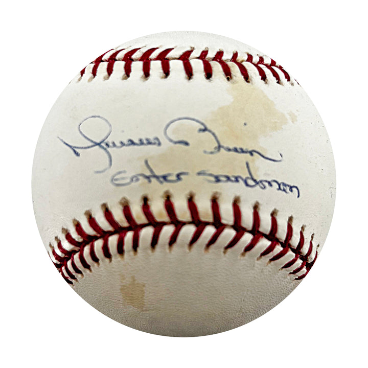 Mariano Rivera New York Yankees Autographed Inscribed OMLB Baseball CX Auth
