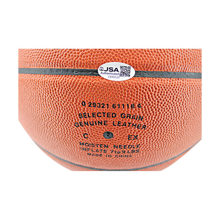 Earl Monroe Nate Archibald New York Knicks Autographed Spalding Official Game Basketball JSA COA