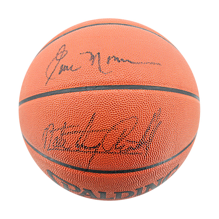 Earl Monroe Nate Archibald New York Knicks Autographed Spalding Official Game Basketball JSA COA