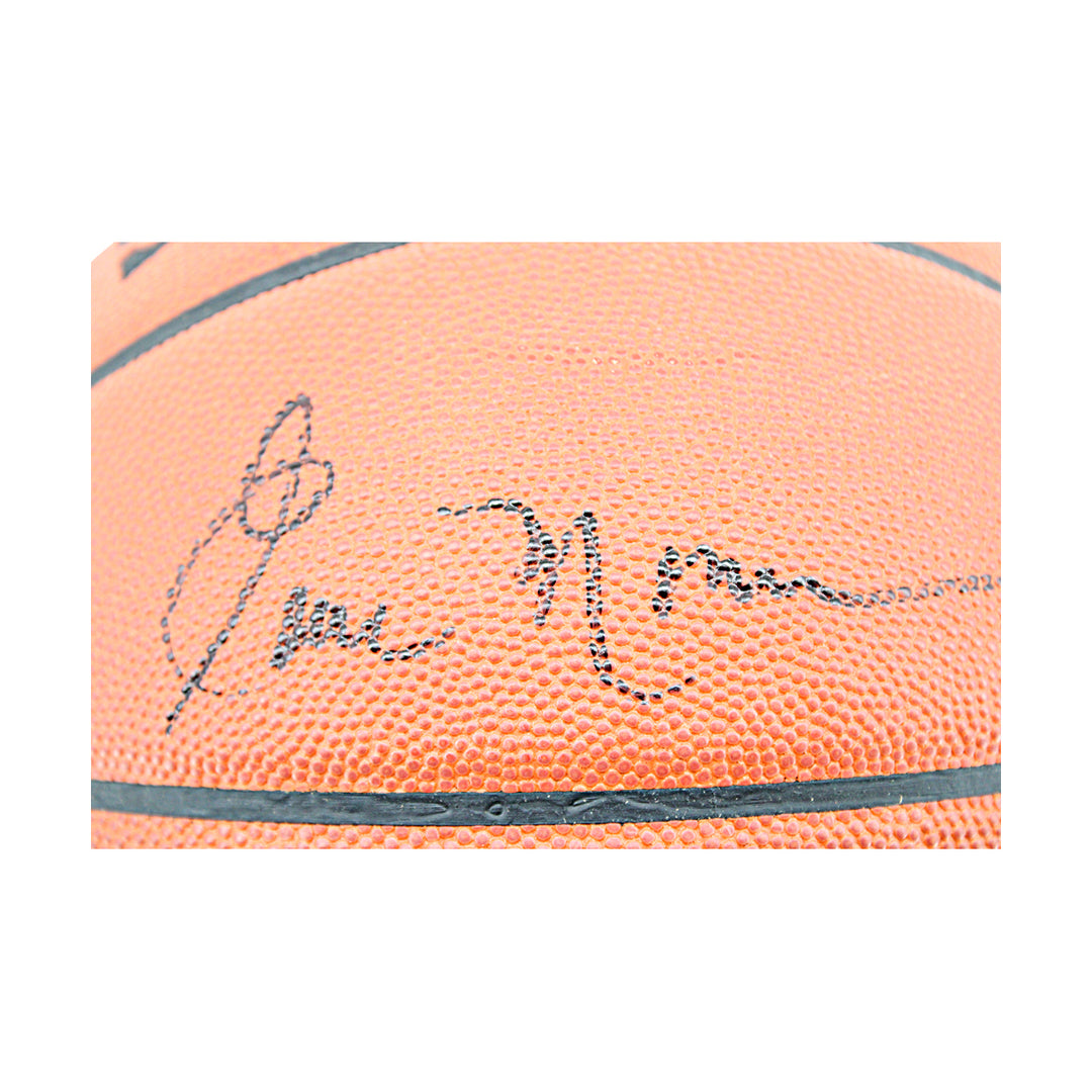 Earl Monroe Nate Archibald New York Knicks Autographed Spalding Official Game Basketball JSA COA