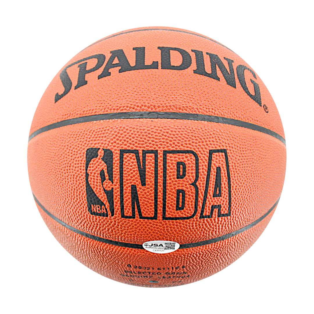 Earl Monroe Nate Archibald New York Knicks Autographed Spalding Official Game Basketball JSA COA