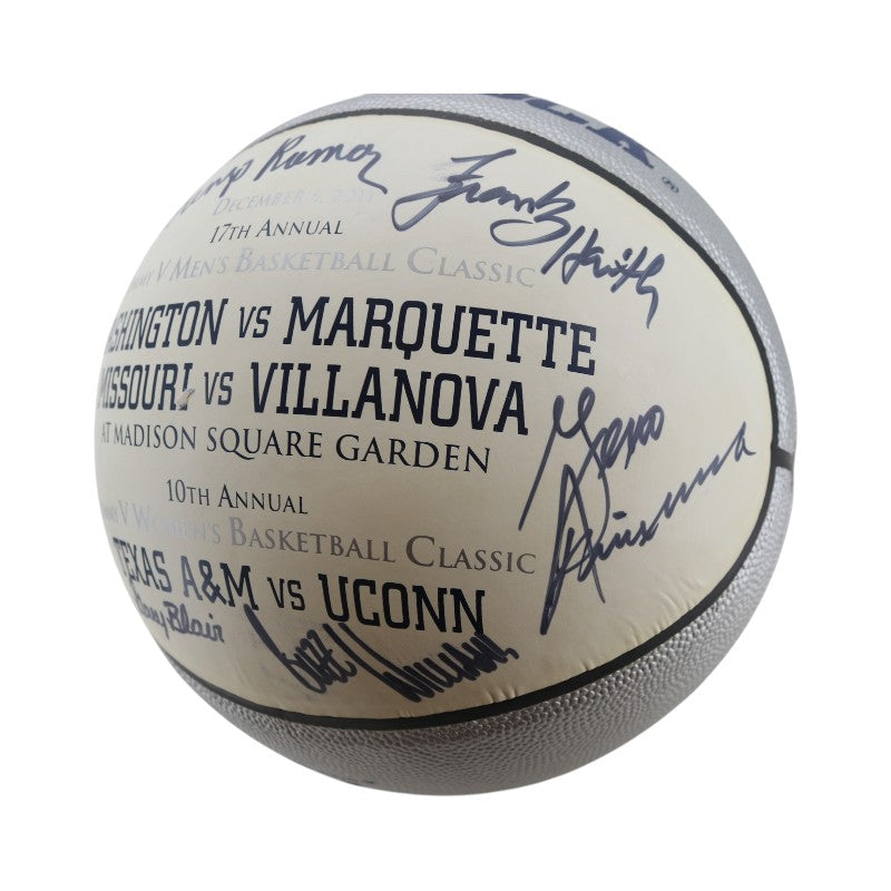 Blair Villanova Wildcats Multi Signed 7 Autos Jimmy V Men's Basketball JSA COA