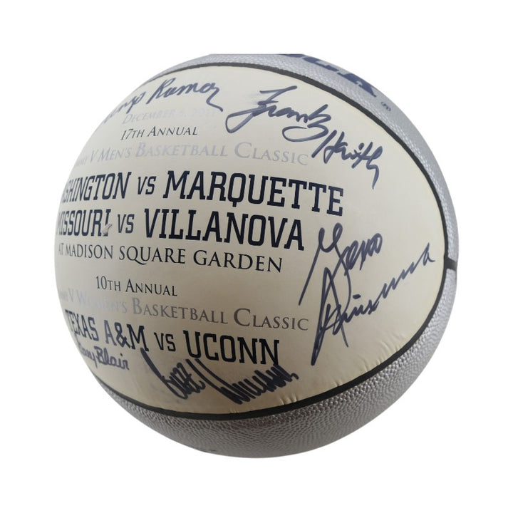 Blair Villanova Wildcats Multi Signed 7 Autos Jimmy V Men's Basketball JSA COA