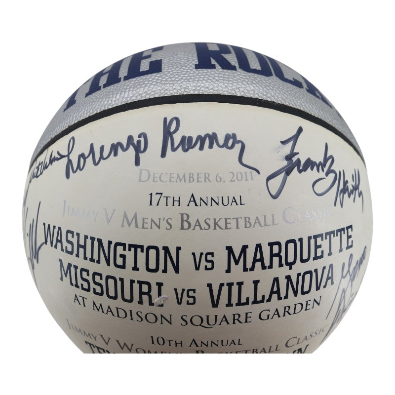 Blair Villanova Wildcats Multi Signed 7 Autos Jimmy V Men's Basketball JSA COA