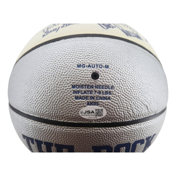 Blair Villanova Wildcats Multi Signed 7 Autos Jimmy V Men's Basketball JSA COA