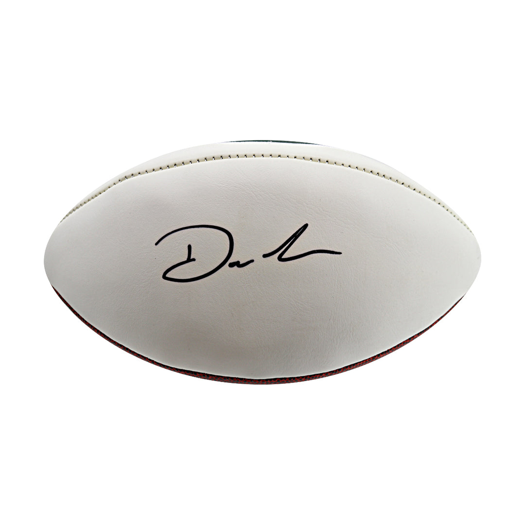 Darron Lee New York Jets Autographed White Panel Football NY Jets COA