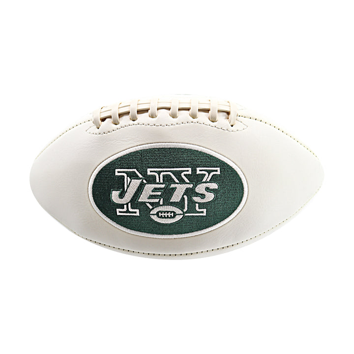 Darron Lee New York Jets Autographed White Panel Football NY Jets COA