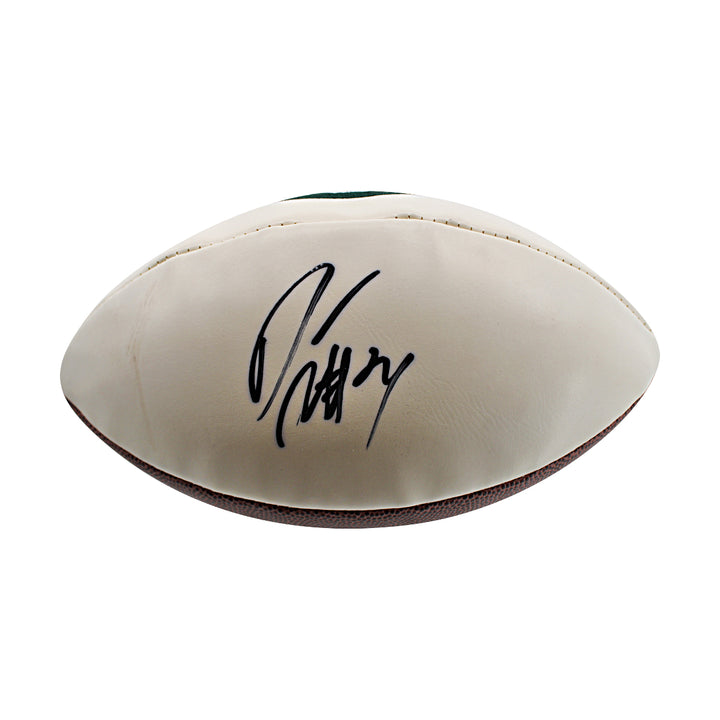 Darrell Revis New York Jets Autographed White Panel Football NY Jets COA