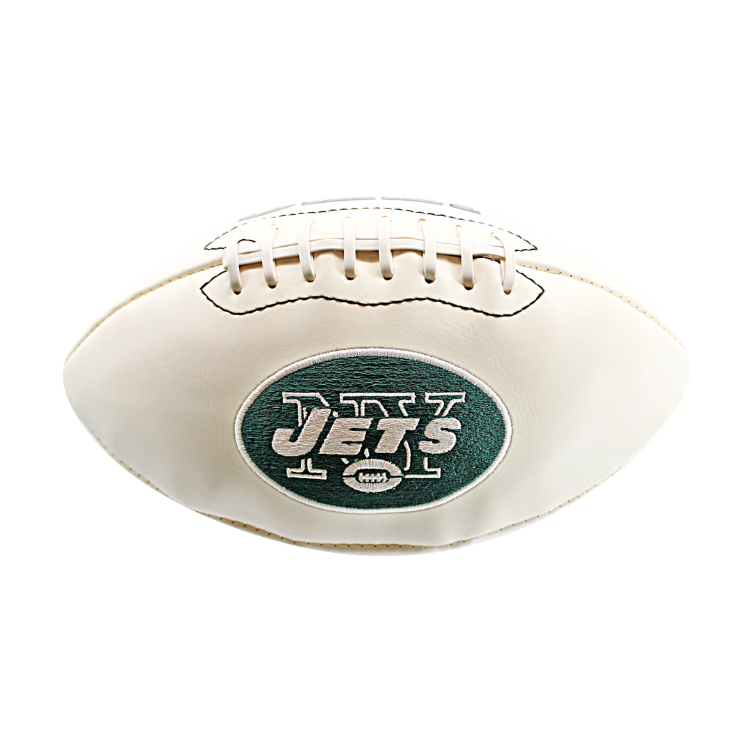Darrell Revis New York Jets Autographed White Panel Football NY Jets COA