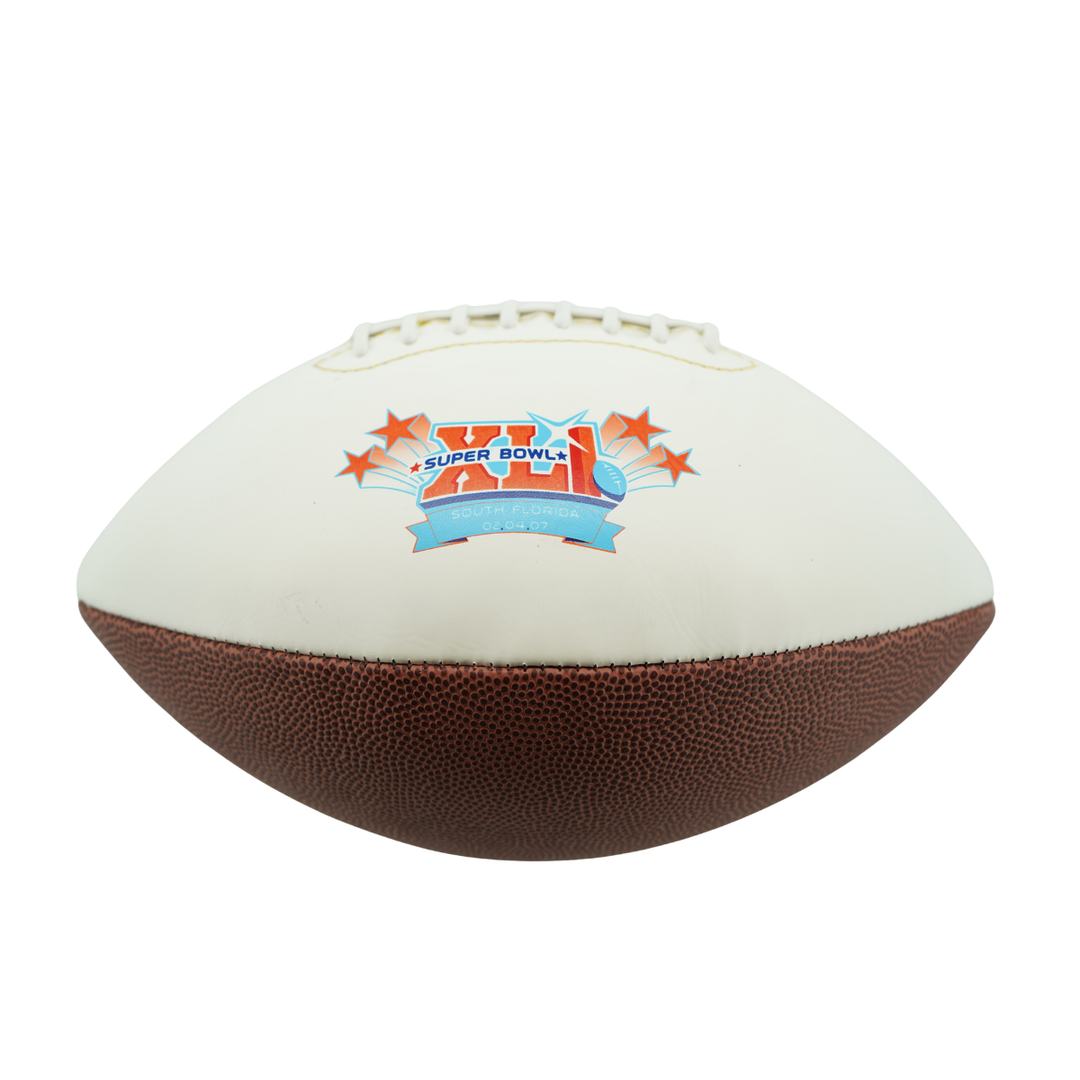Indianapolis Colts vs.Chicago Bears Championship 2.4.07 White Panel Football 