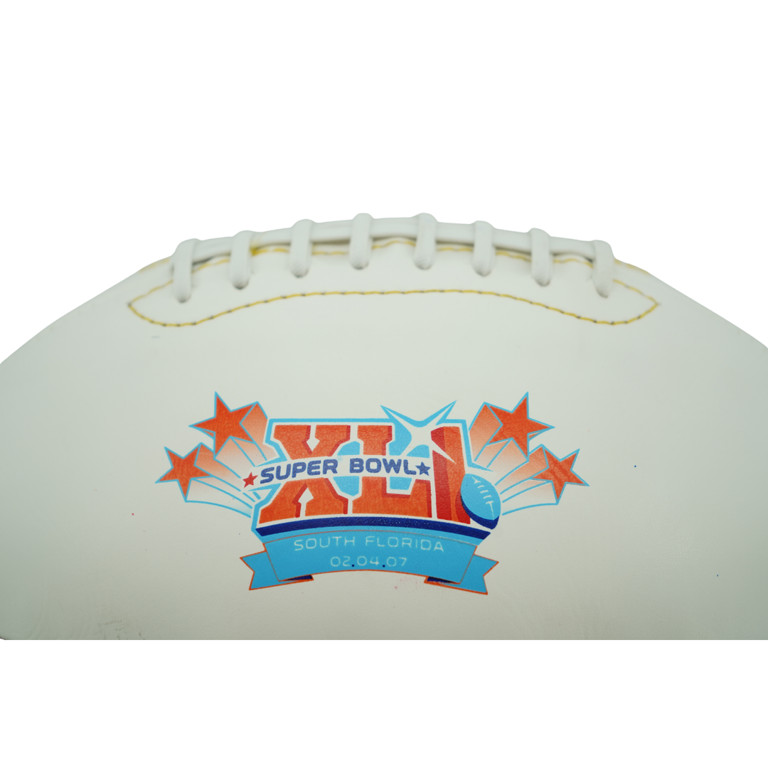 Indianapolis Colts vs.Chicago Bears Championship 2.4.07 White Panel Football 