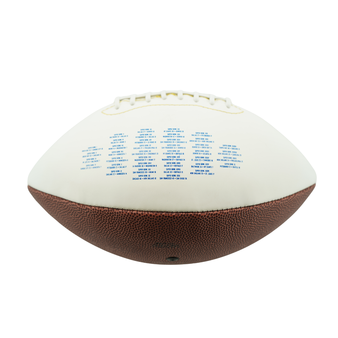 Indianapolis Colts vs.Chicago Bears Championship 2.4.07 White Panel Football 