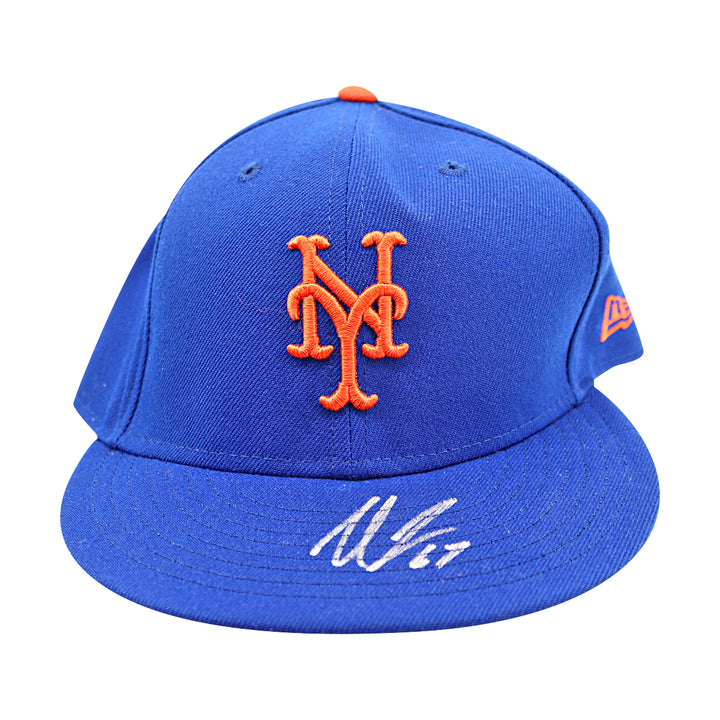 Seth Lugo New York Mets Autographed New Era Baseball Hat MLB Auth