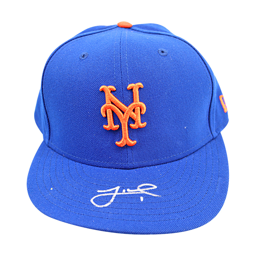 Jeff McNeil New York Mets Autographed New Era Baseball Hat MLB Auth