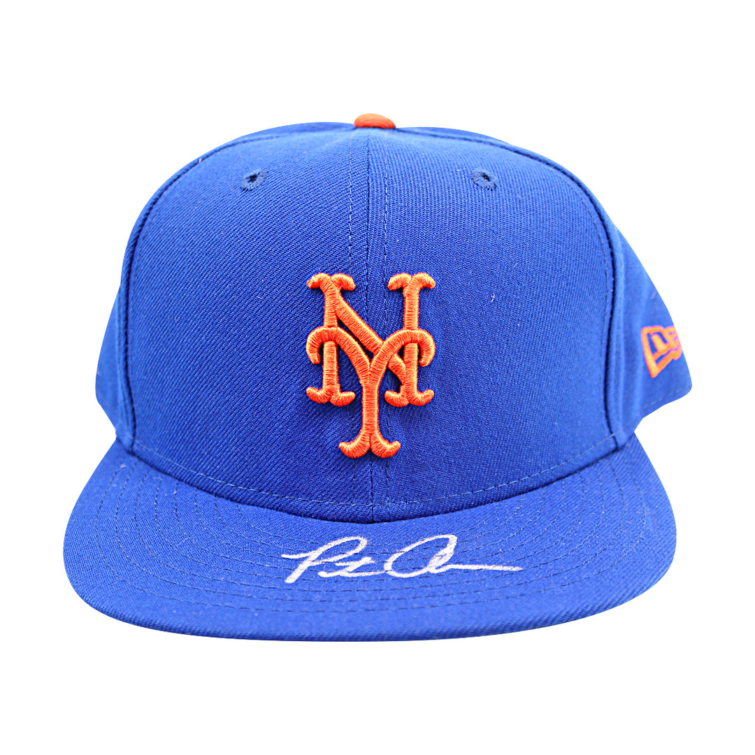 Pete Alonso New York Mets Autographed New Era Baseball Hat MLB Auth