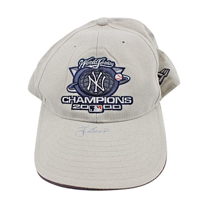 Yogi Berra New York Yankees Autographed 2000 World Series Hat JSA COA