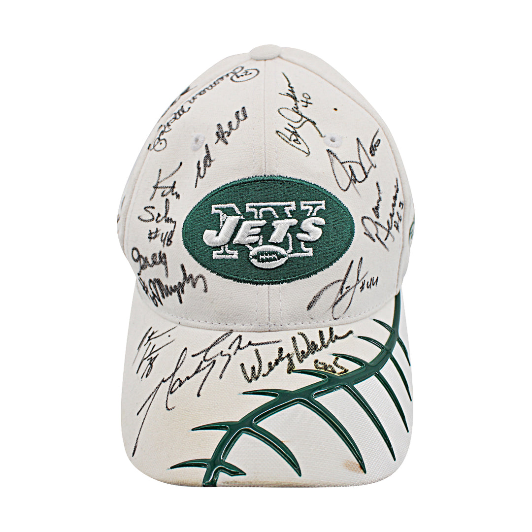 Lyons Walker McNeil New York Jets Team Signed Hat NFL Pro Line JSA COA