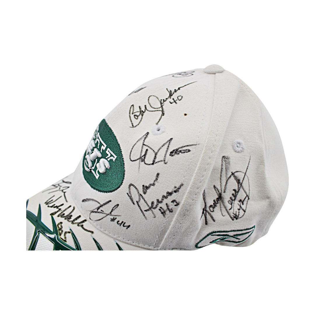 Lyons Walker McNeil New York Jets Team Signed Hat NFL Pro Line JSA COA