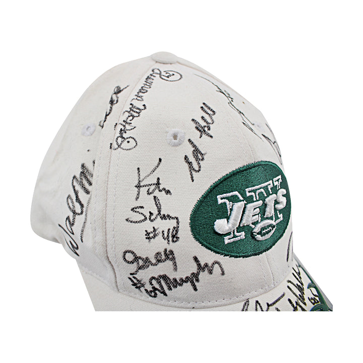 Lyons Walker McNeil New York Jets Team Signed Hat NFL Pro Line JSA COA