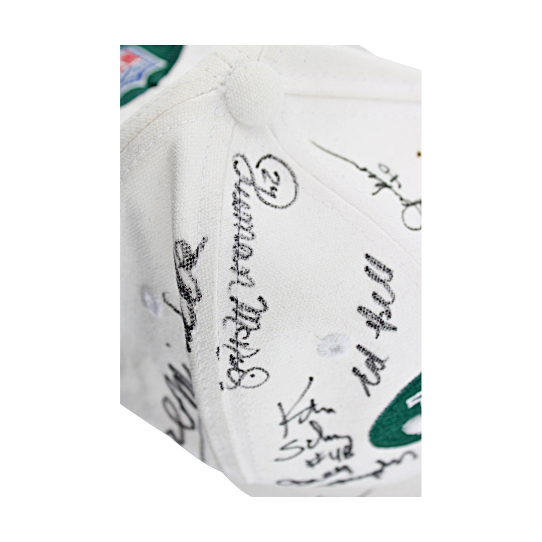 Lyons Walker McNeil New York Jets Team Signed Hat NFL Pro Line JSA COA