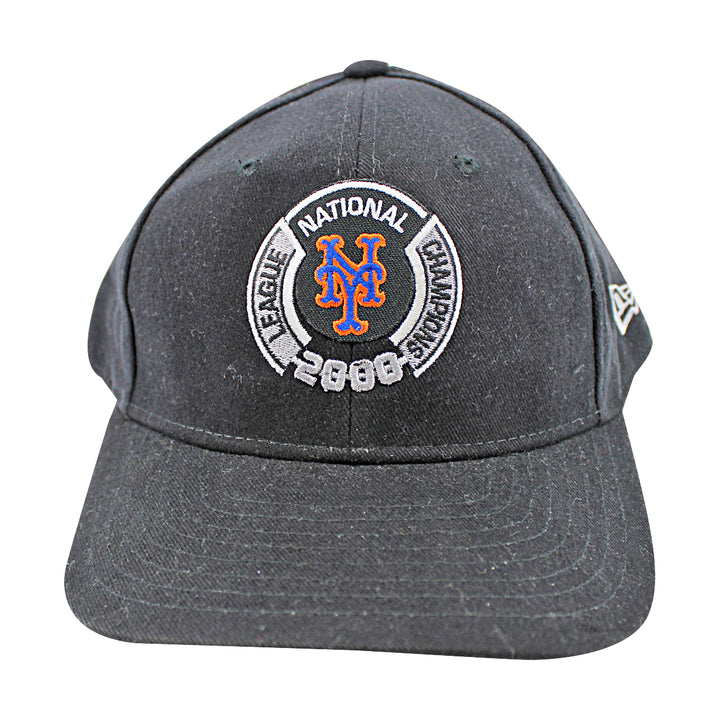 New York Mets 2000 National League Champions Adjustable Black New Era Hat