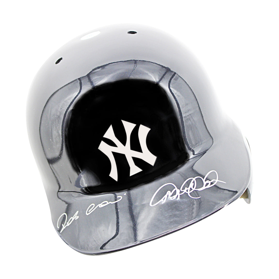 Derek Jeter Robinson Cano New York Yankees Dual Signed Batting Helmet Steiner COA
