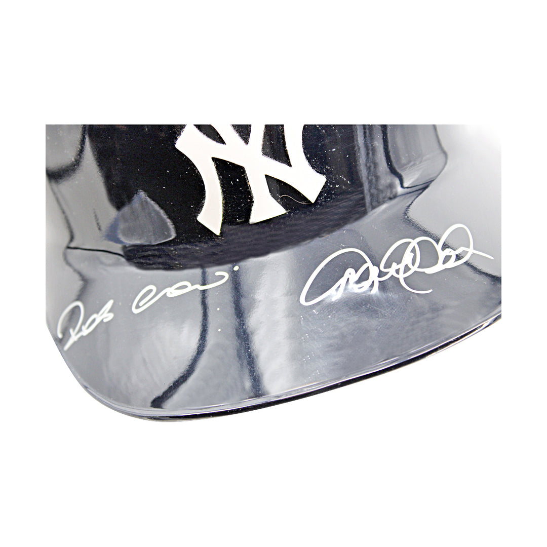 Derek Jeter Robinson Cano New York Yankees Dual Signed Batting Helmet Steiner COA