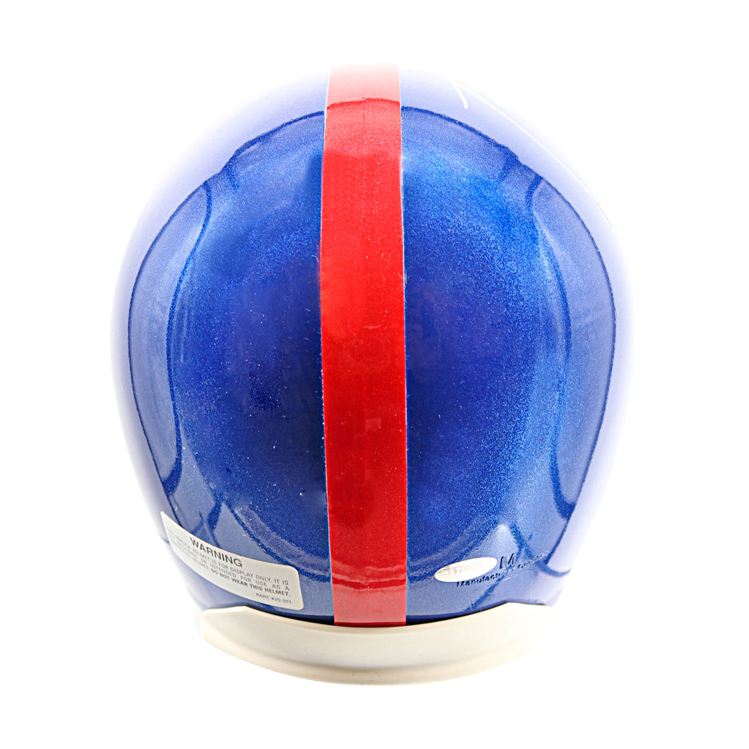Tiki Barber New York Giants Autographed Authentic Proline VSR-4 Helmet Steiner Holo Only