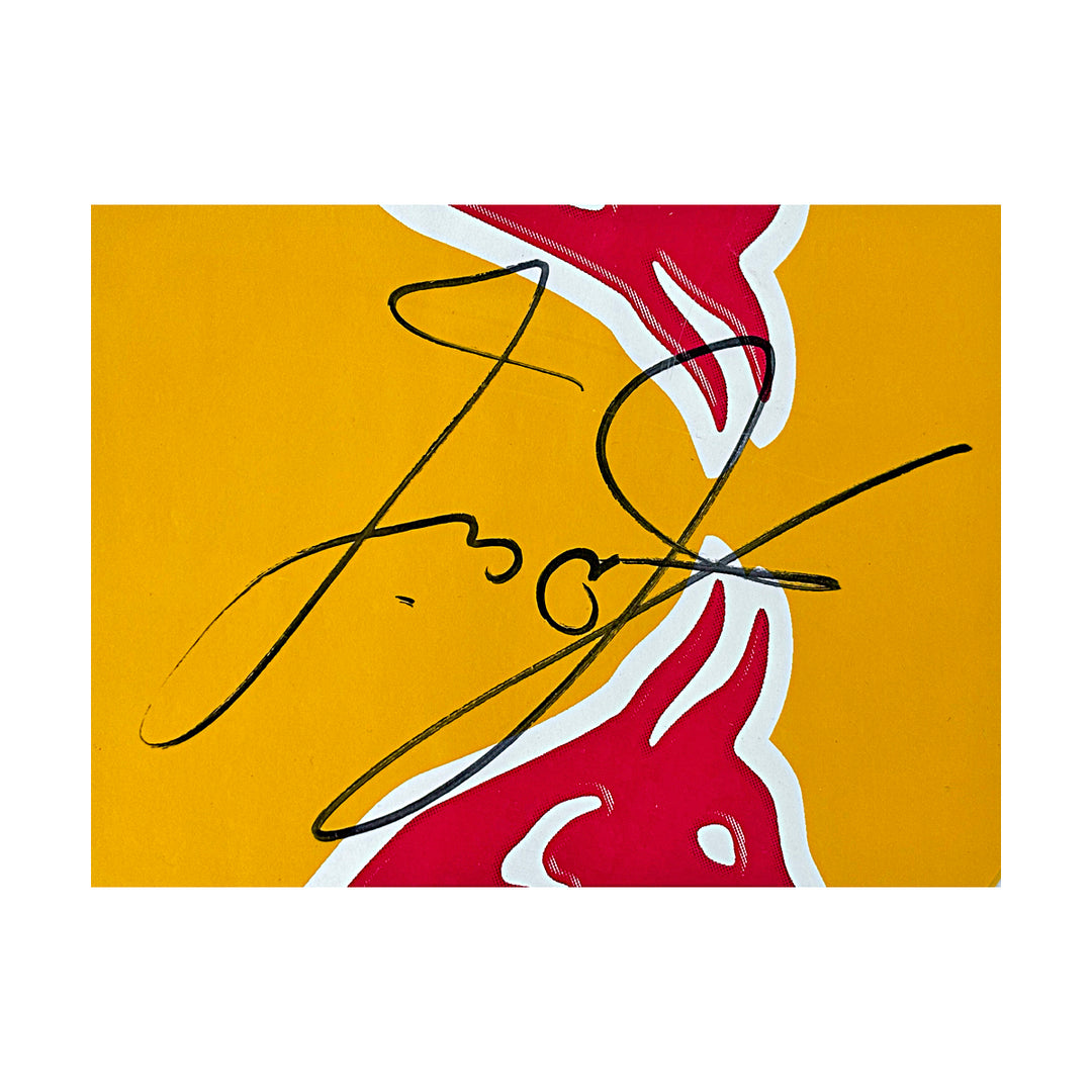 Juan Pablo Angel New York Red Bulls Autographed Framed White Jersey 28x33